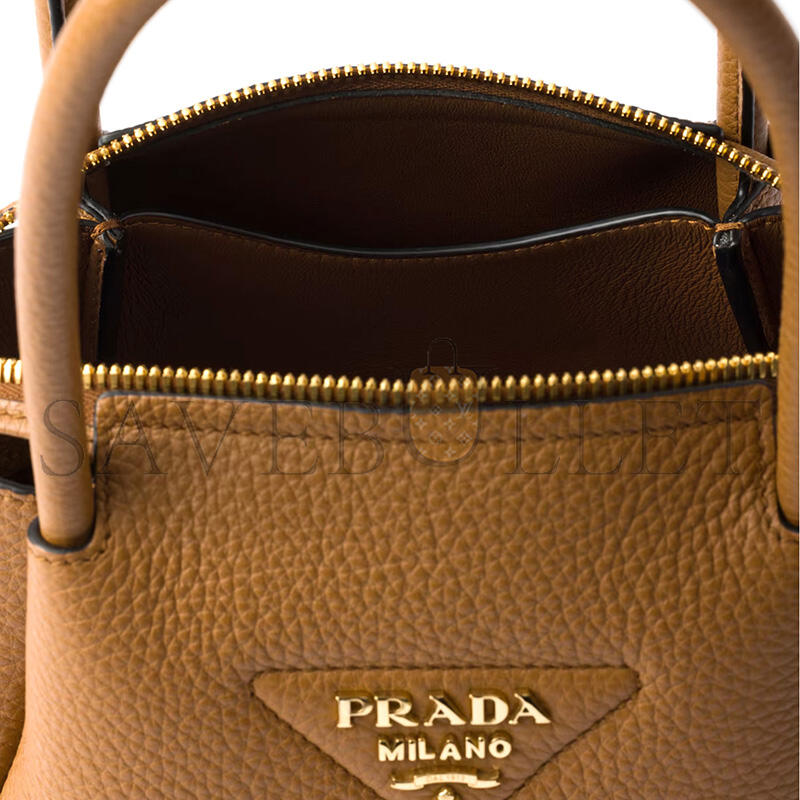 PRADA LEATHER MINI HANDBAG 1BA362 (19.5*18*9cm)